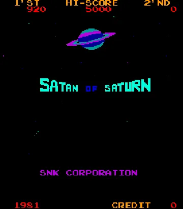 Satan of Saturn screen shot title